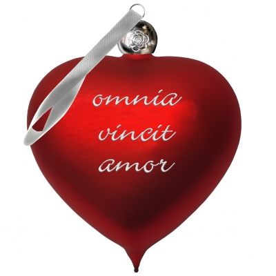 omnia vincit amor (lat.: Liebe besiegt alles)